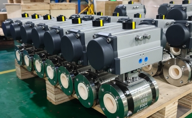 YFL Wear Resistant SiC Ceramic ball valves for polysilicon industry 
