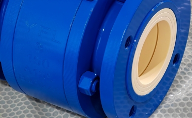 YFL Abrasion resistant V-port ceramic ball valves exported to USA