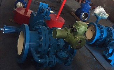 Electric operated butterfly valves and hydraulic butterfly valves exported to Georgia for hydro power plants