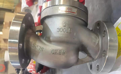 YFL 300#RF 3'' Pneumatic Diaphragm Single-seat Globe Valve Exported to Italy