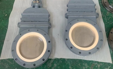 YFL Pneumatic Ceramic Knife Gate Valve For Power Plants 