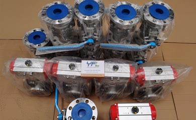 JIS Ball Valve With Locking Device and Pneumatic Three Way Ball Valves Exported To Philippines